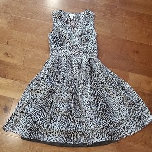 Banana republic silk dress with liner